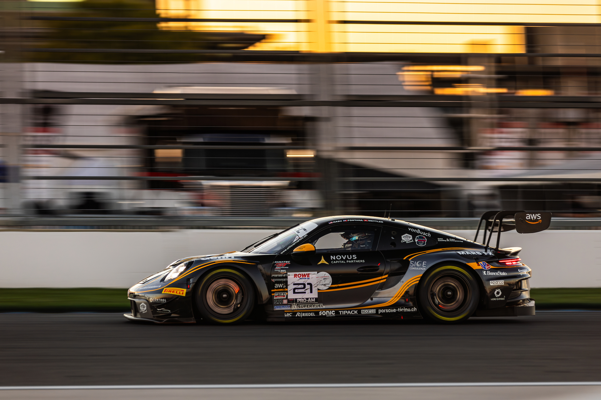 Hash Alex Fontana Yannick Mettler Car Collection Motorsport Porsche 911 GT3 R GT World Challenge America Indianapolis