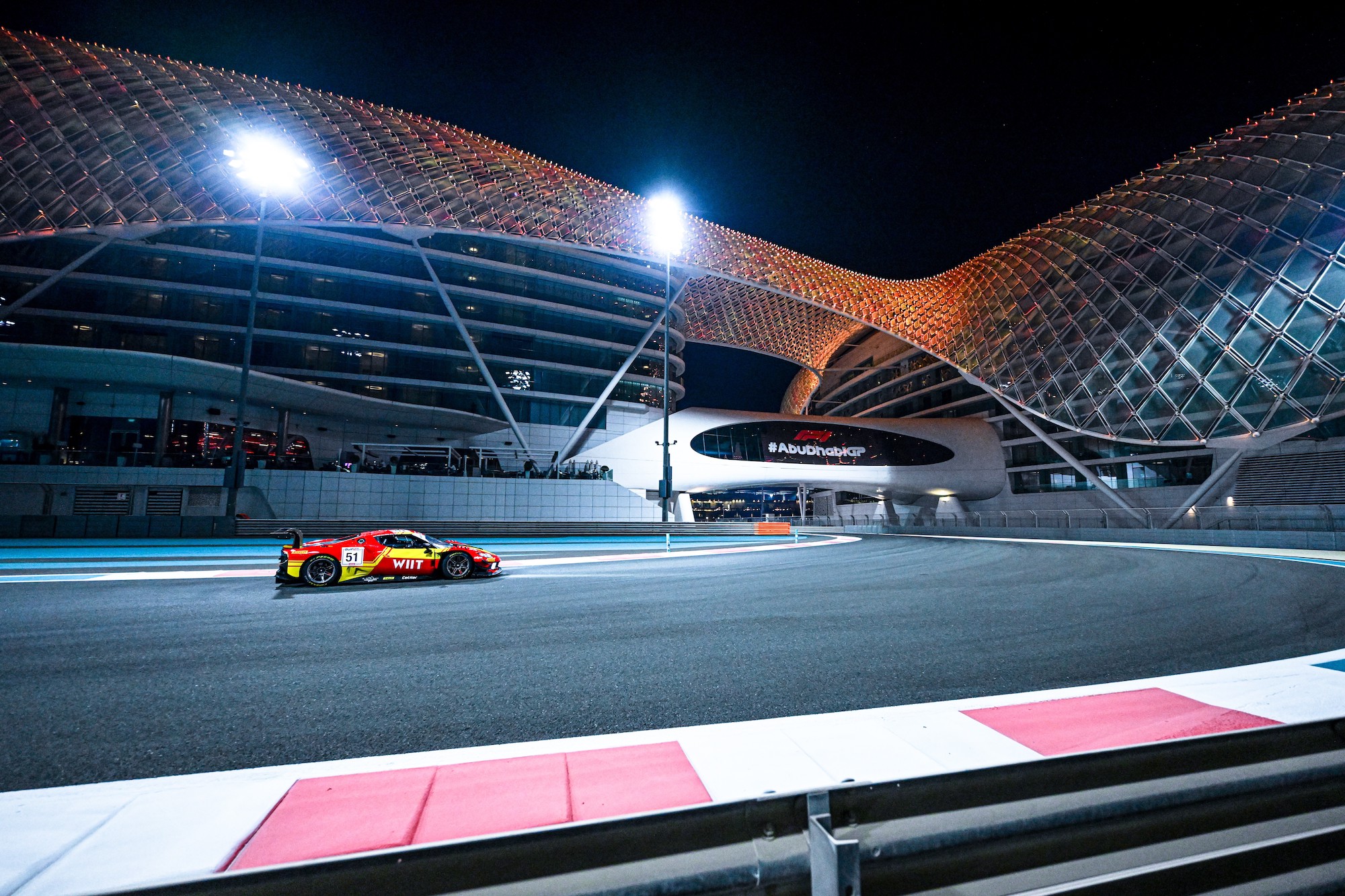 Alessandro Cozzi Marco Pulcini Giorgio Sernagiotto Eliseo Donno AF Corse Ferrari 296 GT3 Gulf 12 Hours Abu Dhabi