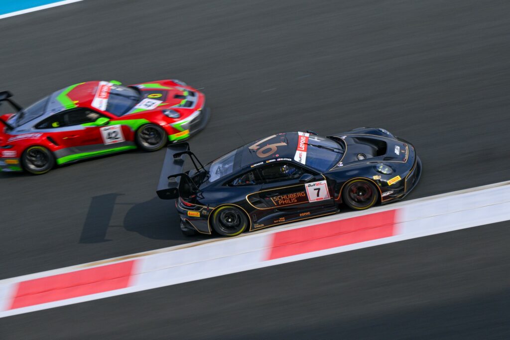 Ralf Bohn Dustin Blattner Alfred Renauer Herberth Motorsport Porsche 911 GT3 R Gulf 12 Hours Abu Dhabi