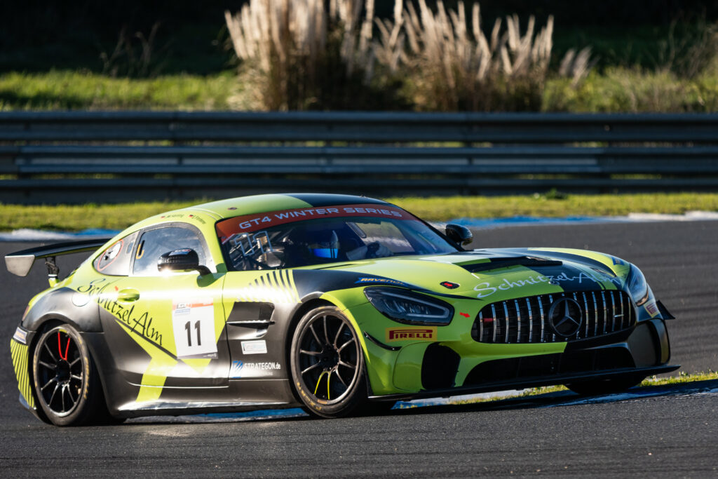 Enrico Förderer Jay Mo Härtling SR Motorsport by Schnitzelalm Mercedes-AMG GT4 GT4 Winter Series Estoril