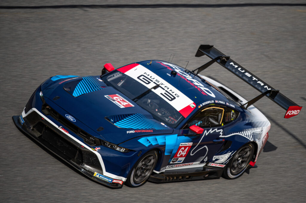 Austin Cindric Seb Priaulx Mike Rockenfeller Ford Multimatic Motorsports Ford Mustang GT3 IMSA WeatherTech SportsCar Championship 24h Daytona