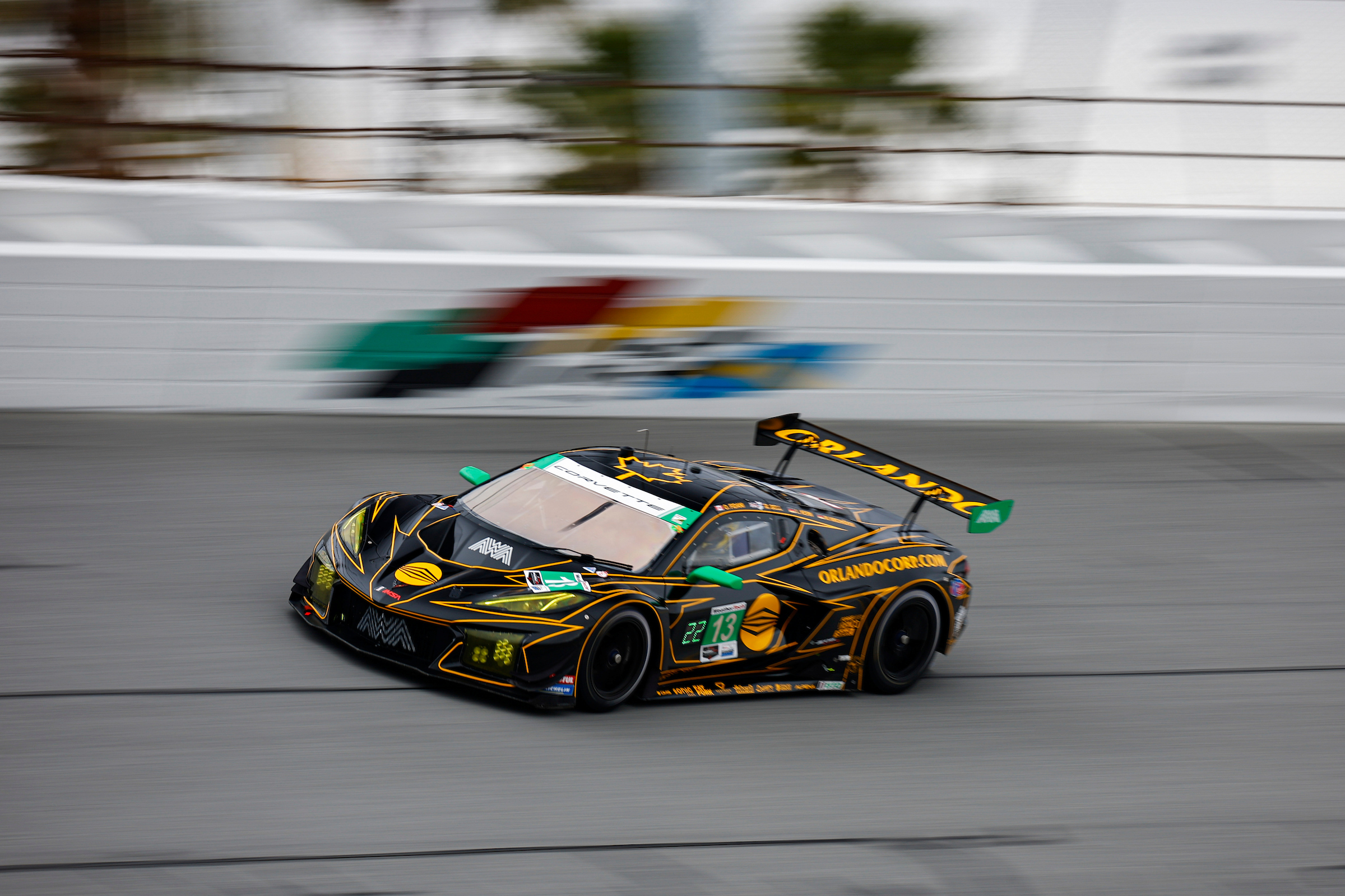 Orey Fidani Matt Bell Lars Kern Marvin Kirchhöfer AWA Corvette Z06 GT3.R IMSA WeatherTech SportsCar Championship 24h Daytona