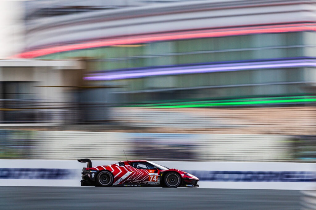 Dustin Blattner Ben Tuck Dennis Marschall Kessel Racing Ferrari 296 GT3 Asian Le Mans Series Dubai