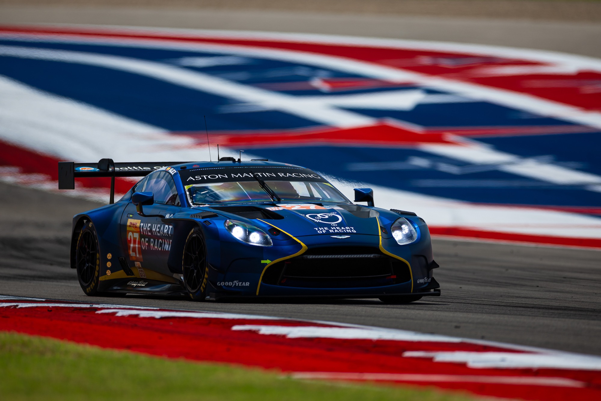 Ian James Daniel Mancinelli Alex Riberas Heart of Racing Aston Martin Vantage GT3 FIA WEC Austin