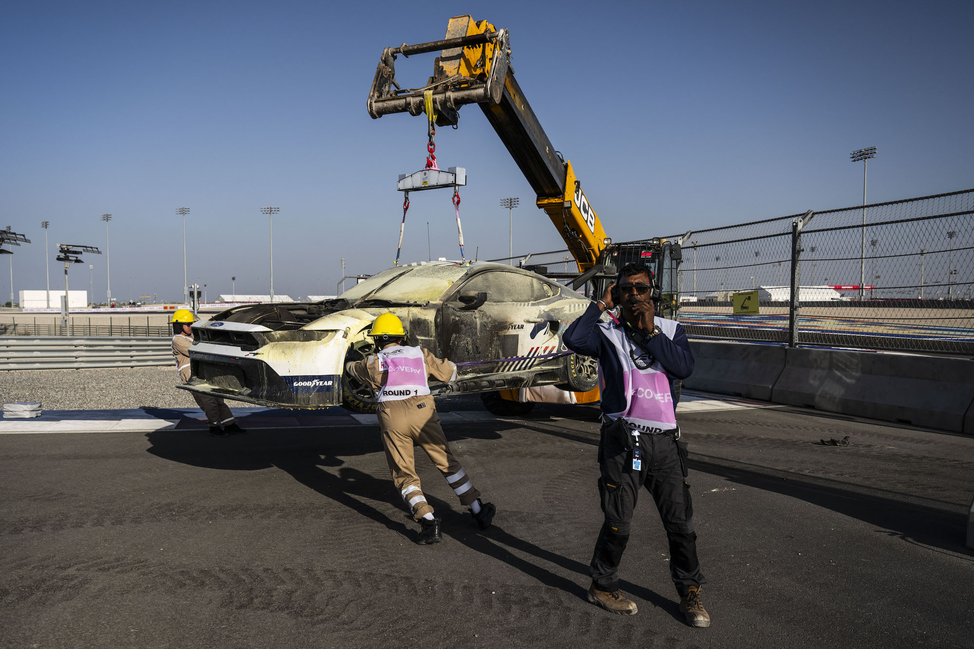 Ben Barker Bernardo Sousa Ben Tuck Proton Competition Ford Mustang GT3 FIA WEC Katar