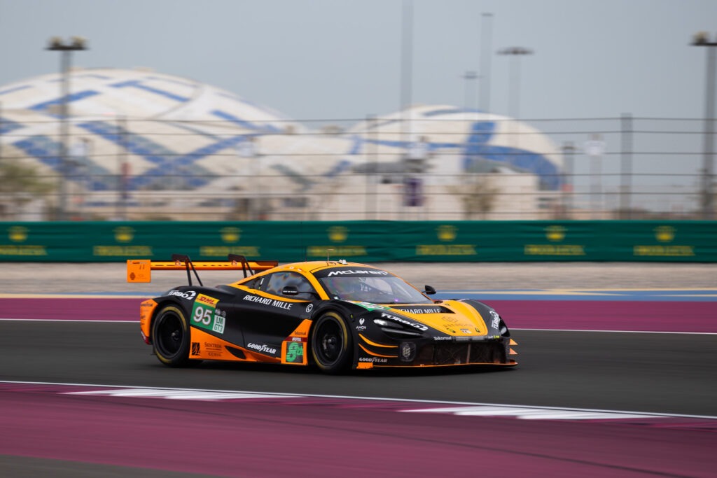 Sean Gelael Darren Leung Marino Sato United Autosports McLaren 720S LMGT3 FIA WEC Katar