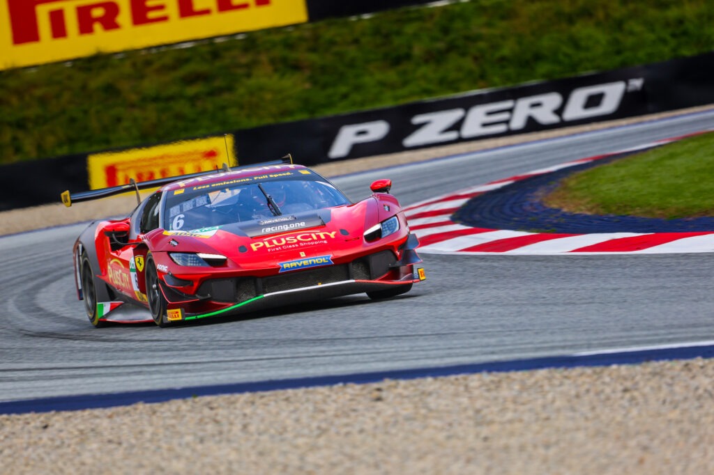 Fabrizio Crestani Ernst Kirchmayr Racing One Ferrari 296 GT3 ADAC GT Masters Red Bull Ring