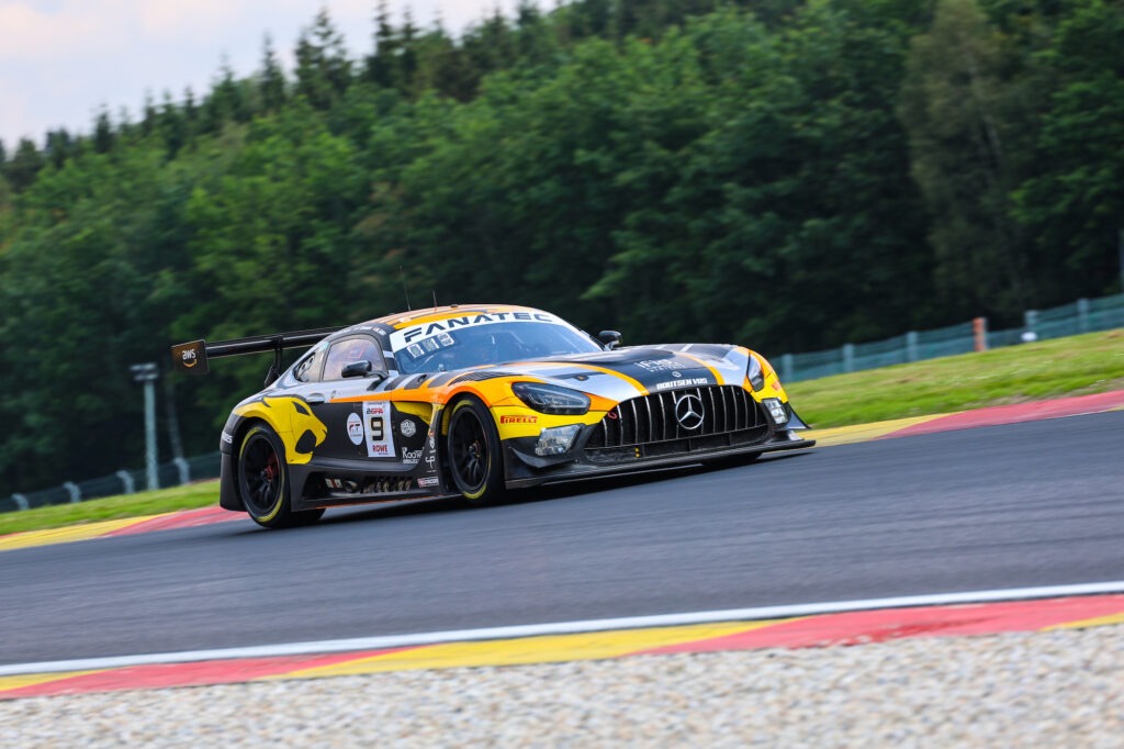 Maximilian Götz Thomas Drouet Ulysse de Pauw Boutsen VDS Mercedes-AMG GT3 24h Spa