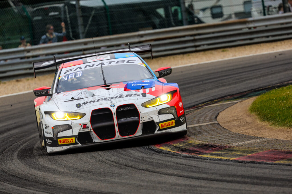 Sheldon van der Linde Charles Weerts Dries Vanthoor WRT BMW M4 GT3 GT World Challenge Europe 24h Spa