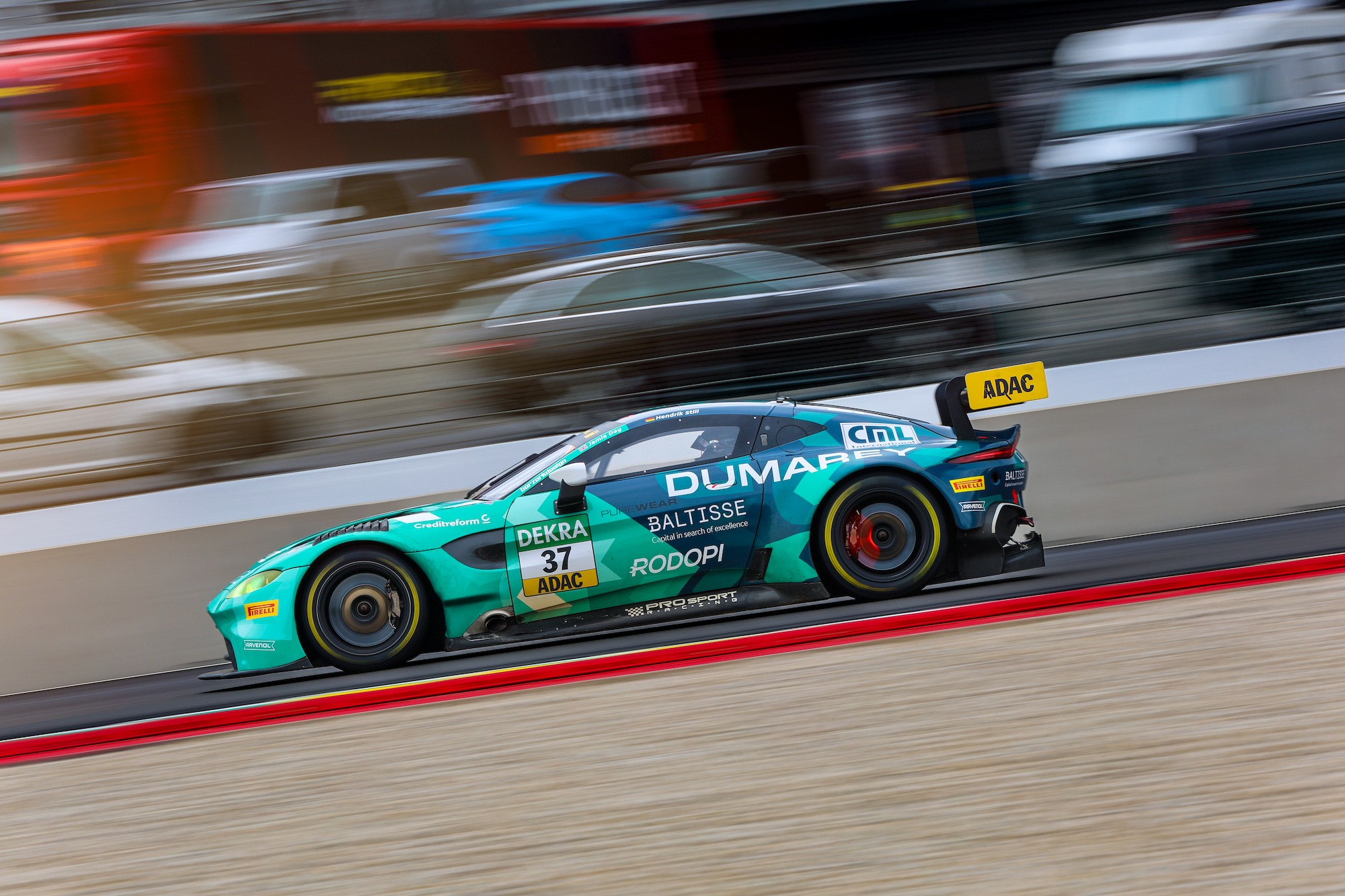 Jamie Day Hendrik Still PROsport Racing Aston Martin Vantage GT3 ADAC GT Masters Spa-Francorchamps