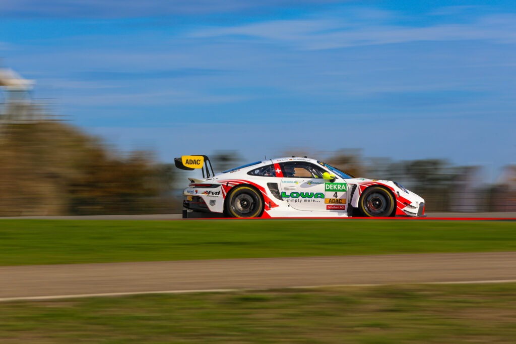 Alexander Fach Alexander Schwarzer Fach Auto Tech Porsche 911 GT3 R ADAC GT Masters Hockenheim