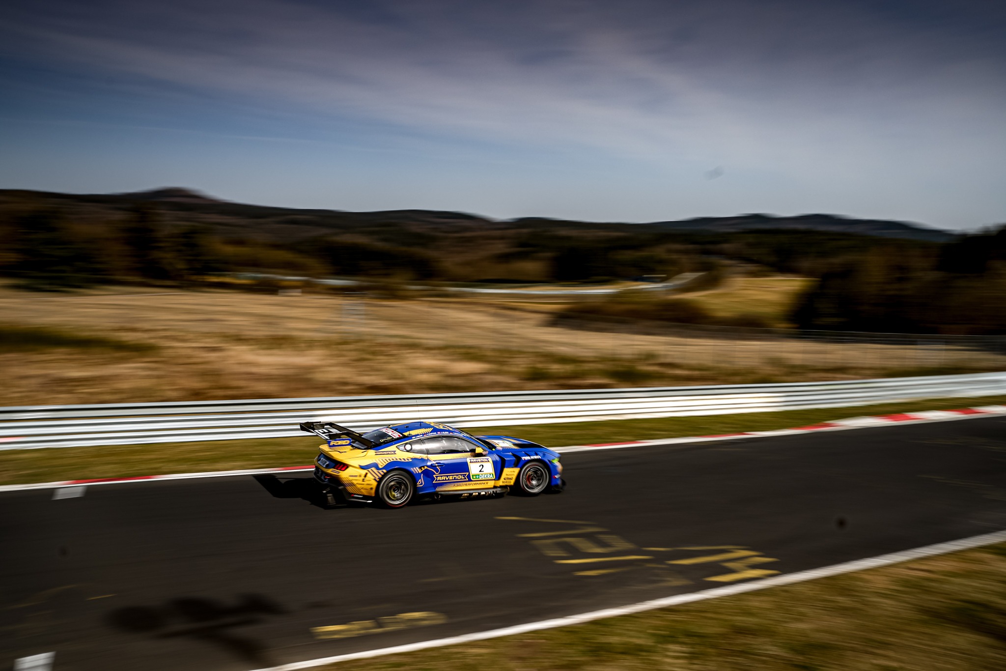 Nico Bastian Arjun Maini Dennis Olsen Frank Stippler Haupt Racing Team Ford Mustang GT3 Nürburgring Langstrecken-Serie