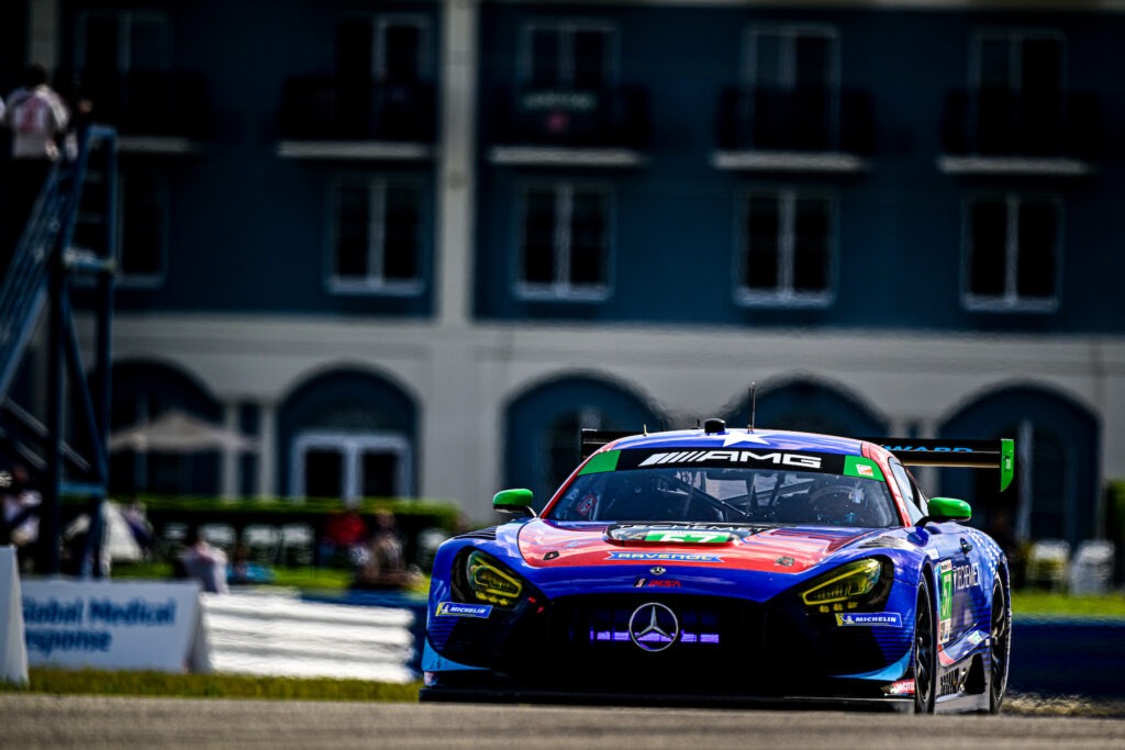 Russell Ward Philip Ellis Indy Dontje WINWARD Racing Mercedes-AMG GT3 IMSA WeatherTech SportsCar Championship 12h Sebring