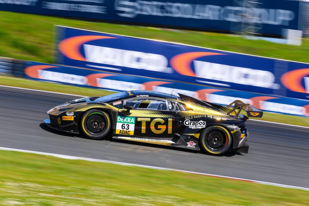 Jordan Pepper Grasser Racing Team Lamborghini Huracán GT3 DTM Oschersleben