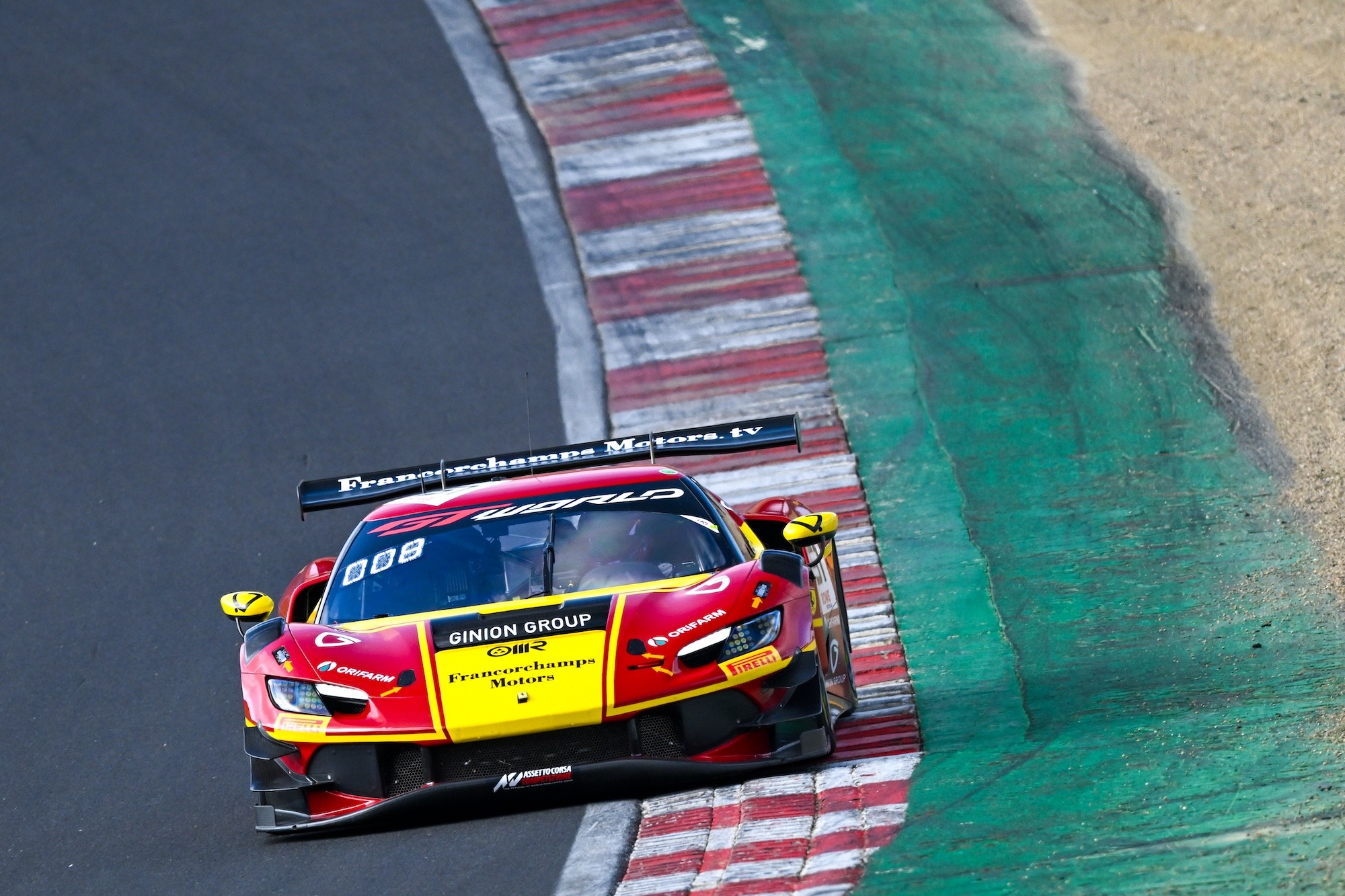Alessio Rovera Vincent Abril AF Corse Ferrari 296 GT3 GT World Challenge Europe Brands Hatch