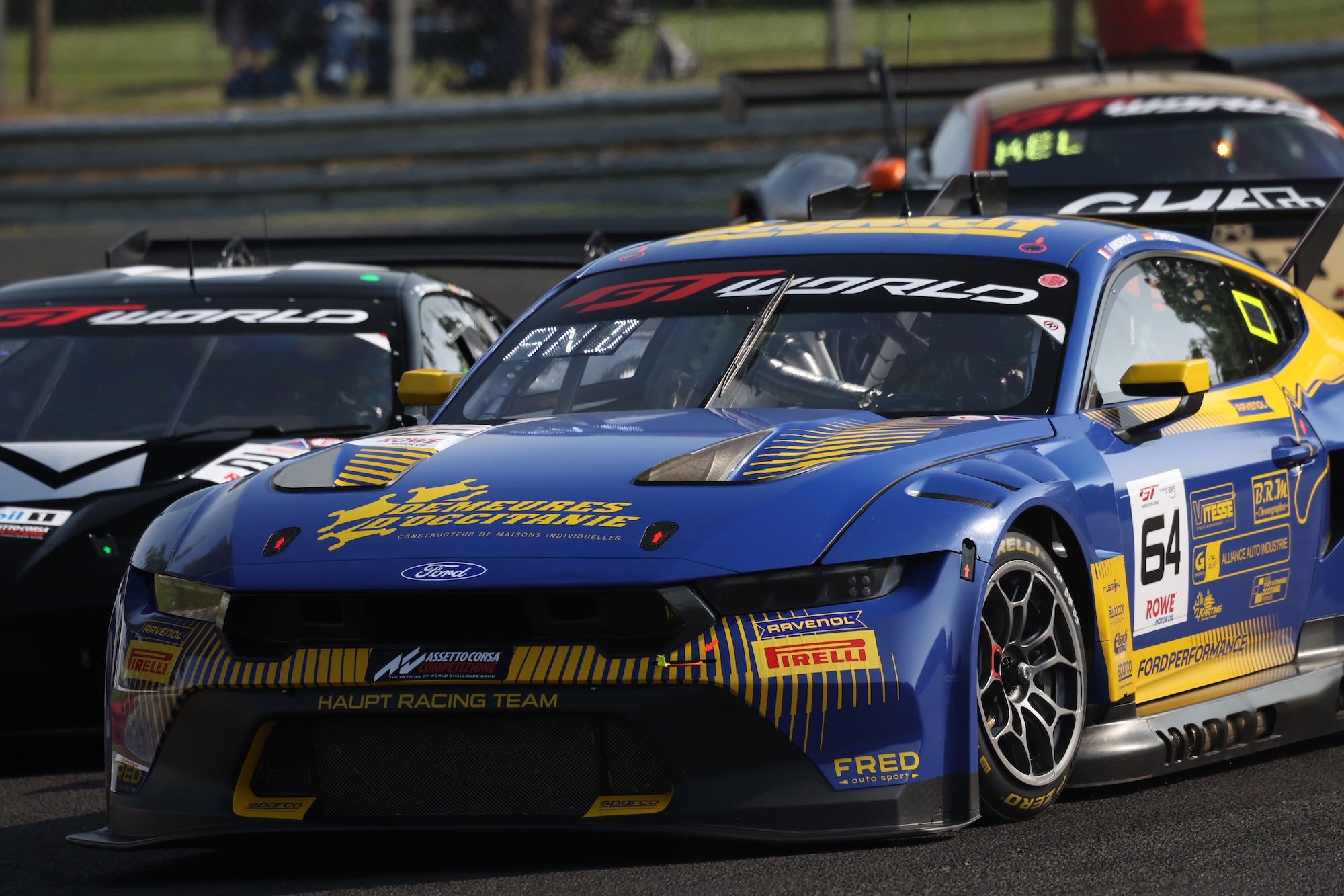 Jusuf Owega Romain Andriolo Haupt Racing Team Ford Mustang GT3 GT World Challenge Europe Brands Hatch