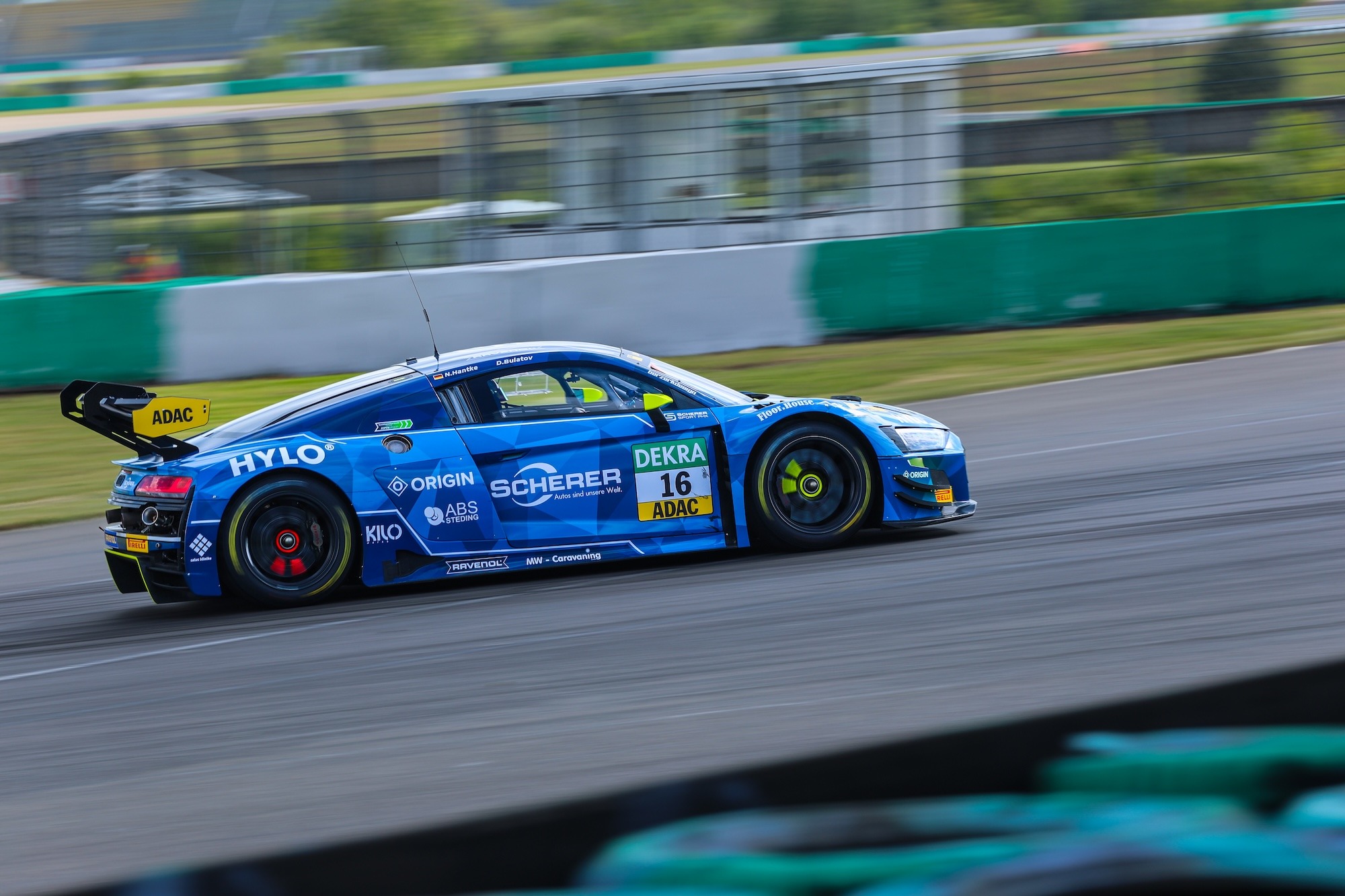 Nico Hantke Denis Bulatov SCHERER SPORT PHX Audi R8 LMS GT3 ADAC GT Masters Lausitzring